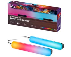 WiZ Gradient Light Bars - WiZ Entertainment - RGBIC: Meerdere kleuren tegelijk - Eenvoudige installatie - 30 cm