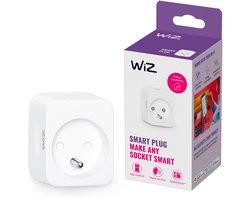 WiZ Slimme stekker - Eenvoudige Bediening via de App - Stekkertype E - Wi-Fi