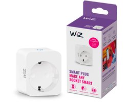 WiZ Slimme stekker met Powermeter - Eenvoudige Bediening via de App - Stekkertype F - Wi-Fi