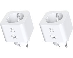 Woox R6113 2-Pack - Smart Plug - Energy Monitoring - Alexa & Google Assistant - No Hub Required