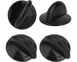 4 vervangende knoppen Geschikt voor Crockpot SCV700-CH-BR slowcooker, inclusief de verstelbare temperatuurregelknop.