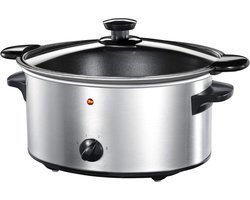 AMA® Slowcooker met Timer - Stoompan - Crockpot - Inclusief Warmhoudfunctie - 3.5 Liter