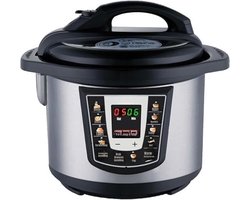 Aurixi® Multicooker - Multicookers - Zwart en Grijs - 35cm x 31cm x 34cm