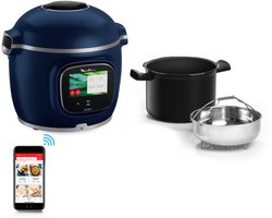 Cookeo Touch Pro CE943410 Intelligente hogedruk multicooker - 13 programma's - Oneindig aantal recepten - Geconnecteerd - Ingebouwde keukenweegschaal