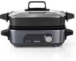 Cuisinart - Cooking Multicooker GRMC3 - alles-in-één - Met grillpan en stoommand