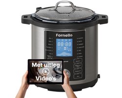Fornello Supremo 6L Multicooker - Rijstkoker met stomer - Pressure Cooker - Rice Cooker