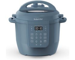 Instant Pot Classic 5,7L Multicooker - 7-in-1: Snelkookpan, Slowcooker, Sauteren, Stomen, Ei, Yoghurt, Warmhouden - kookt tot 70% sneller - 4 instelbare presets - tot 80% energiebesparing - vaatwasserbestendige onderdelen - Daydream Blauw