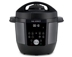 Instant Pot Duo Plus Multicooker – 5,7 Liter – 9-in-1 Elektrische Hogedrukpan – 1000W – Roestvrijstalen Binnenpan – Slowcooker, Rijstkoker, Stomer, Sous-vide, Warmer – Met LCD-scherm en Timerfunctie – Vaatwasserbestendige Onderdelen – 4 -6 personen