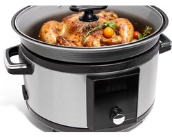 Lexium Slowcooker met Timer - Programmeerbare slowcooker - Elektrische slowcooker - Digitale slowcooker - Binnenpan - Eten
