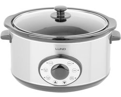 LUND Slowcooker met timer - 280W - 4,5L