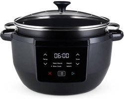 MKSS® Slowcooker met Timer - Keramische Binnenpan - Hotpot - Zwart