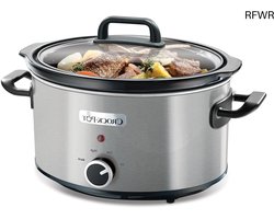 RFWR® Slow Cooker 3,5 liter - Ideaal voor 2-3 Personen met Warmhoudfunctie