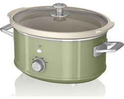 SCH® Slowcooker met timer - Slowcooker - Crockpot - Groente - ‎27cm x 34cm x 22cm