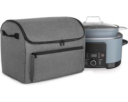 Slow Cooker Bags Kookpandrager, reistas, waterdichte transporttas met accessoiretas, gemakkelijk te reinigen