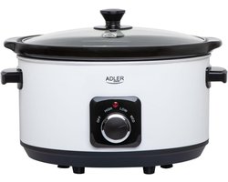 Slowcooker Keramische Pan 5.8L Met 3 Warmtestanden