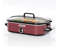 Slowcooker met Braadpan en Handmatige Warmtefunctie - 4-Quart
