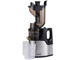 150W Slow Juicer – Slowjuicer voor Groenten & Fruit - XXL – RVS Mes & Zelfreinigend – Zilver