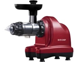 BioChef Axis Cold Press Juicer – Groente & Fruit Juicer – Rood – 150W