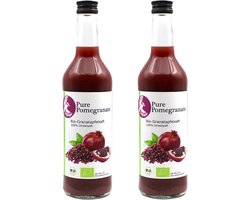 Biologisch Granaatappelsap Koudgeperst 100% Natuurlijk (2x500ml)