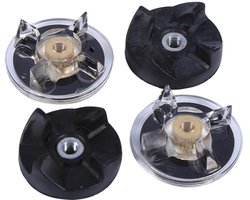 Dailygoods- Mesversnelling Vervangen - 2 Basisversnellingen - 2 Rubberen Tandwielen - Voor 250W Sapcentrifuge - Kunststof/Rubber/Metaal - Diameter 3-3,2 cm - Sapcentrifugeonderdelen