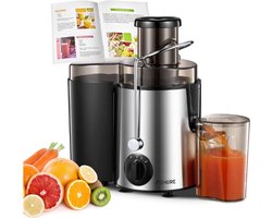 FORHERE® Slowjuicer - Sappen Maker - Sapcentrifuge - Slow Juicer - Sap Centrifuge - Sapcentrifuge Groenten En Fruit - Sapcentrifuge - Slowjuicer Recepten Boek