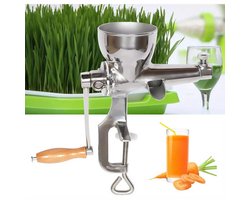Handmatige Sapcentrifuge – Sapmaker – Juicer – Slow Juicer – Groentesap Pers – Roestvrij Staal – Energiezuinig