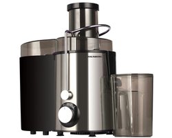 Hausberg HB-7645IN Slow Juicer – 600W – RVS Filter & Huis – 65 mm Voedingstunnel – 2 Snelheden + Turbo – Grote Sap- en Pulp-containers