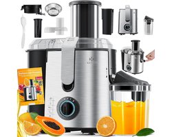 KESSER® Slowjuicer - Sapcentrifuge - Slow Juicer - Sap Centrifuge - Sapcentrifuge Groenten En Fruit - Sapcentrifuge - Slowjuicer Recepten Boek