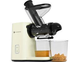 KitchenBrothers Slowjuicer - Mini Juicer - Groenten en Fruitpers - 40 mm en 50 mm invoer - 400 ml - Campagne