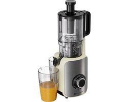 KitchenBrothers Slowjuicer - Verticaal - Juicer - Groenten en Fruitpers - 126 mm - 750 ml - Champagne