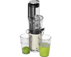 KitchenBrothers Slowjuicer - Verticaal - Juicer - Groenten en Fruitpers - 80 mm - 750 ml - Champagne