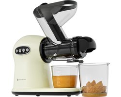 KitchenBrothers Slowjuicer XL - PFAS Vrij - Sapcentrifuge - Juicer - Groenten en Fruitpers - 43 mm en 70 mm invoer - 500 ml - Champagne