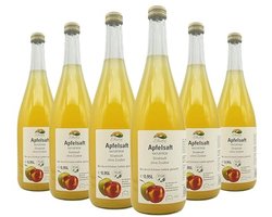 Natuurlijk Troebel Appelsap - Veganistisch Direct Sap (6x0,95l)