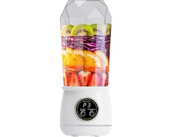 Oplaadbare Blender - 550 ml Lekdichte Draadloze Krachtige Smoothiemaker,Mini Reis Sapcentrifuge Shake Blender - Voor Groenten Reizen Sportschool Thuis Kantoor En Kamperen