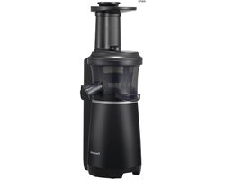 RFWR® Slow Juicer Roestvrij Staal en Kunststof 150 W Zwart - Hooge Sapopbrengst en Gezonde Sappen