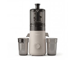 Safecourt Kitchen Slow Juicer XXL - krachtige motor [Pre-cutter & Cold-press technologie] - eenvoudige reiniging - BPA-vrij - sapcentrifuge Beige