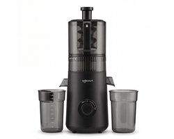 Safecourt Kitchen Slow Juicer XXL - krachtige motor [Pre-cutter & Cold-press technologie] - eenvoudige reiniging - BPA-vrij - sapcentrifuge Zwart