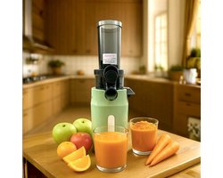 Sapcentrifuge - Fruitpers - Gezond sap maken - Enkele vijzel - Niet gespecificeerd - Zilverkleurig