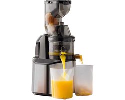 Sapcentrifuge - Slow Juicer Elektrisch - Gezond Sap Maken - Hoge Sapopbrengst - 80 mm Vulschacht - Zilver