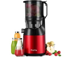 Slow Juicer Koudpers Met Brede Vultrechter Voor Hele Stukken Fruit en Groenten - Hoge Sapopbrengst