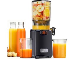 Slow Juicer met Brede Invoeropening 130mm voor Groenten en Fruit, 250W