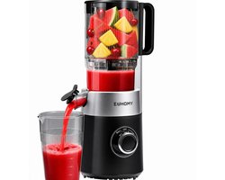 Slowjuicer 220W – 135 mm XXL Vulopening – 1,8L Sapcontainer – Stil <60 dB – Triple Filtersysteem