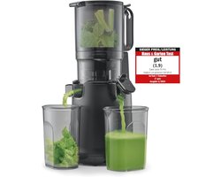 Slowjuicer - Juicer - Juice Maker - Groenten En Fruitpers - BPA Vrij - Sapcentrifuge - Vruchtvleescontainer - Met Pulpcontainer - Grote Vulopening - Langzaam Persen