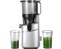 Slowjuicer – Langzame Juicer – Sapcentrifuge – Fruitpers – Groentepers – Ruime Vulopening 135 Mm – Grote Inhoud 1,8 Liter - Zilver