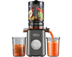 Slowjuicer met grote vulopening voor groenten en fruit - gezonder leven