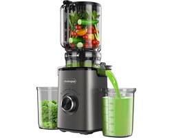 Slowjuicer met XL-vulopening en 800 ml sapcontainer voor gezonde sappen