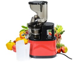 Slowjuicer - Sapcentrifuge - Cold Press Juicer - 500W Sapmachine - Grote Invoergoot 8 cm - Slow Speed Juicer - Fruitpers - Groentepers - BPA-vrij - Antiblokkeerfunctie - Laag Geluid - Eenvoudig te Reinigen - 220V