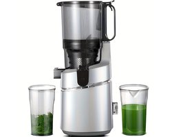 Slowjuicer – Sapmaker – Juicer – Sapcentrifuge - Sappentap – Groentesapmachine – 1,8 Liter Inhoud – 250 Watt Motor - Zilver