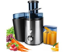 Stemily Slowjuicer - Sapcentrifuge - 500ML - 2 Snelheden - RVS - 65mm Invoerbuis - Antislip - Zachte & Harde Ingrediënten