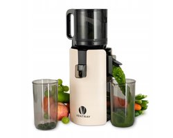Ventray MAX120 Slowjuicer - Koudpers Sapcentrifuge - Stil & Hoog Saprendement - crème